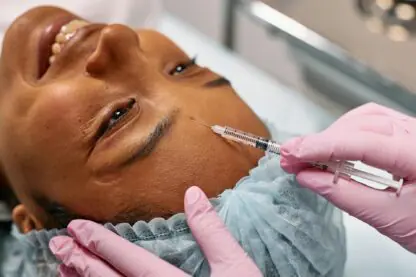 Aplicação de botox